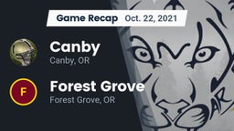 Recap: Canby  vs. Forest Grove  2021