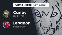 Recap: Canby  vs. Lebanon  2021