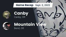 Recap: Canby  vs. Mountain View  2022