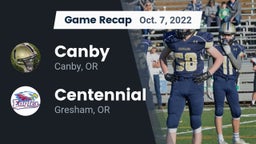 Recap: Canby  vs. Centennial  2022