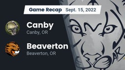 Recap: Canby  vs. Beaverton  2022