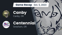 Recap: Canby  vs. Centennial  2023