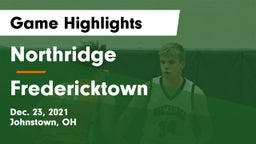 Northridge  vs Fredericktown  Game Highlights - Dec. 23, 2021
