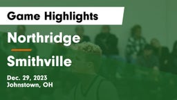 Northridge  vs Smithville  Game Highlights - Dec. 29, 2023