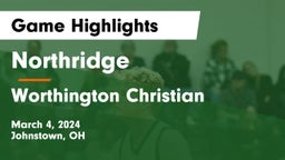 Northridge  vs Worthington Christian  Game Highlights - March 4, 2024