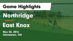 Northridge  vs East Knox  Game Highlights - Nov 30, 2016