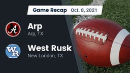 Recap: Arp  vs. West Rusk  2021
