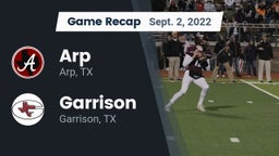 Recap: Arp  vs. Garrison  2022