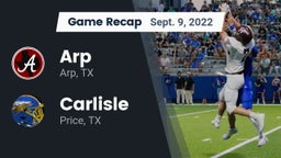 Recap: Arp  vs. Carlisle  2022