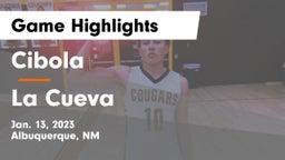 Cibola  vs La Cueva  Game Highlights - Jan. 13, 2023