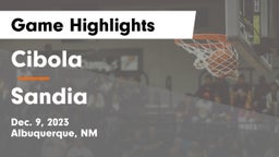 Cibola  vs Sandia  Game Highlights - Dec. 9, 2023