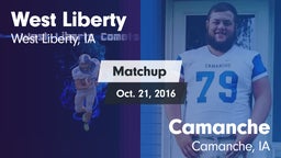 Matchup: West Liberty  vs. Camanche  2016