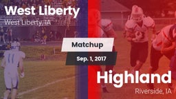 Matchup: West Liberty  vs. Highland  2017