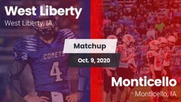 Matchup: West Liberty  vs. Monticello  2020