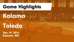 Kalama  vs Toledo  Game Highlights - Dec 19, 2016