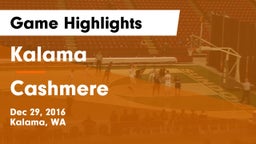 Kalama  vs Cashmere  Game Highlights - Dec 29, 2016