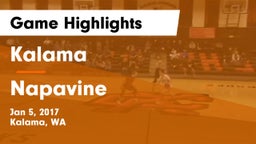 Kalama  vs Napavine  Game Highlights - Jan 5, 2017