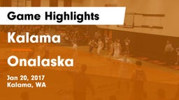 Kalama  vs Onalaska Game Highlights - Jan 20, 2017