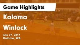 Kalama  vs Winlock Game Highlights - Jan 27, 2017