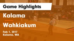 Kalama  vs Wahkiakum Game Highlights - Feb 1, 2017