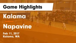 Kalama  vs Napavine  Game Highlights - Feb 11, 2017