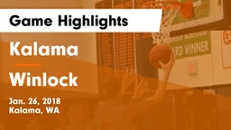 Kalama  vs Winlock Game Highlights - Jan. 26, 2018