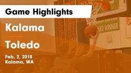 Kalama  vs Toledo Game Highlights - Feb. 2, 2018