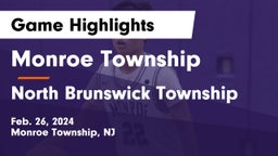 Monroe Township  vs North Brunswick Township  Game Highlights - Feb. 26, 2024