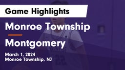 Monroe Township  vs Montgomery  Game Highlights - March 1, 2024