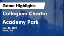 Collegium Charter  vs Academy Park  Game Highlights - Jan. 10, 2022