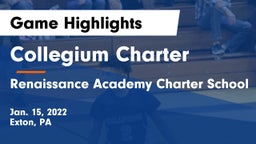 Collegium Charter  vs Renaissance Academy Charter School Game Highlights - Jan. 15, 2022