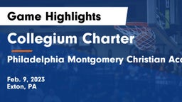Collegium Charter  vs Philadelphia Montgomery Christian Academy Game Highlights - Feb. 9, 2023