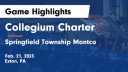 Collegium Charter  vs Springfield Township Montco Game Highlights - Feb. 21, 2023