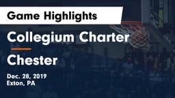 Collegium Charter  vs Chester  Game Highlights - Dec. 28, 2019