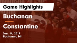 Buchanan  vs Constantine Game Highlights - Jan. 14, 2019