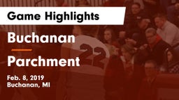 Buchanan  vs Parchment Game Highlights - Feb. 8, 2019