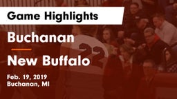 Buchanan  vs New Buffalo  Game Highlights - Feb. 19, 2019
