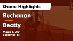 Buchanan  vs Beatty  Game Highlights - March 6, 2021