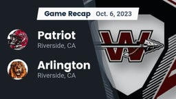 Recap: Patriot  vs. Arlington  2023