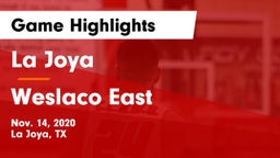 La Joya  vs Weslaco East  Game Highlights - Nov. 14, 2020