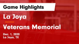 La Joya  vs Veterans Memorial  Game Highlights - Dec. 1, 2020