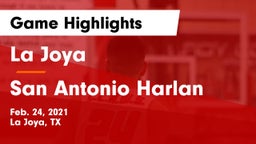 La Joya  vs San Antonio Harlan Game Highlights - Feb. 24, 2021