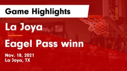 La Joya  vs Eagel Pass winn Game Highlights - Nov. 18, 2021