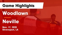 Woodlawn  vs Neville  Game Highlights - Nov. 17, 2020