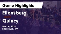 Ellensburg  vs Quincy  Game Highlights - Dec 10, 2016