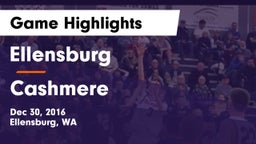 Ellensburg  vs Cashmere  Game Highlights - Dec 30, 2016