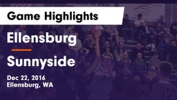 Ellensburg  vs Sunnyside  Game Highlights - Dec 22, 2016