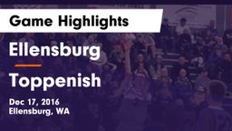 Ellensburg  vs Toppenish  Game Highlights - Dec 17, 2016