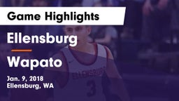Ellensburg  vs Wapato  Game Highlights - Jan. 9, 2018