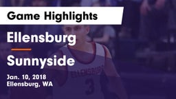 Ellensburg  vs Sunnyside  Game Highlights - Jan. 10, 2018